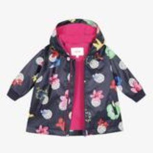 NWT Iconic Catimini Lined Flower Raincoat